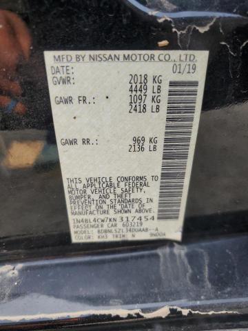 2019 NISSAN ALTIMA SR 1N4BL4CW7KN317454