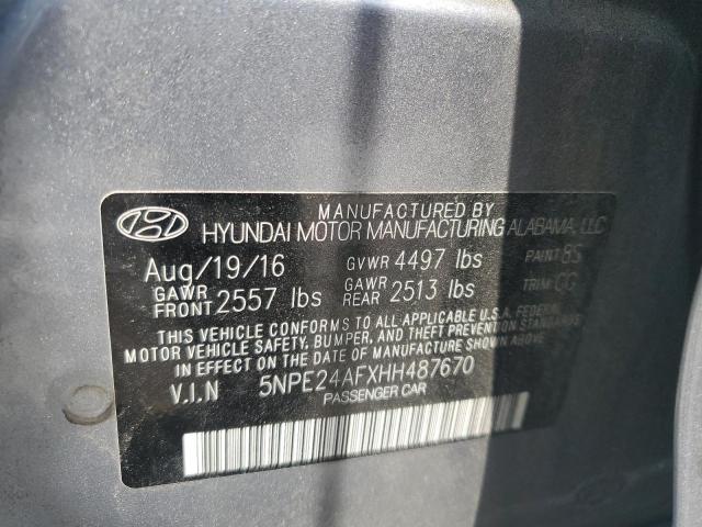 2017 HYUNDAI SONATA SE - 5NPE24AFXHH487670
