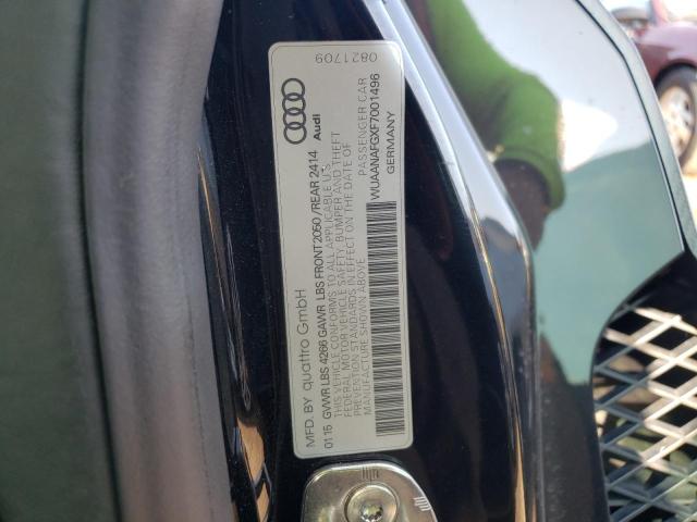 2015 AUDI R8 5.2 QUA WUAANAFGXF7001496