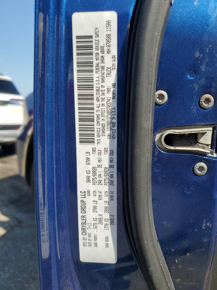 1D7RB1GTXBS703741 2011 Dodge Ram 1500