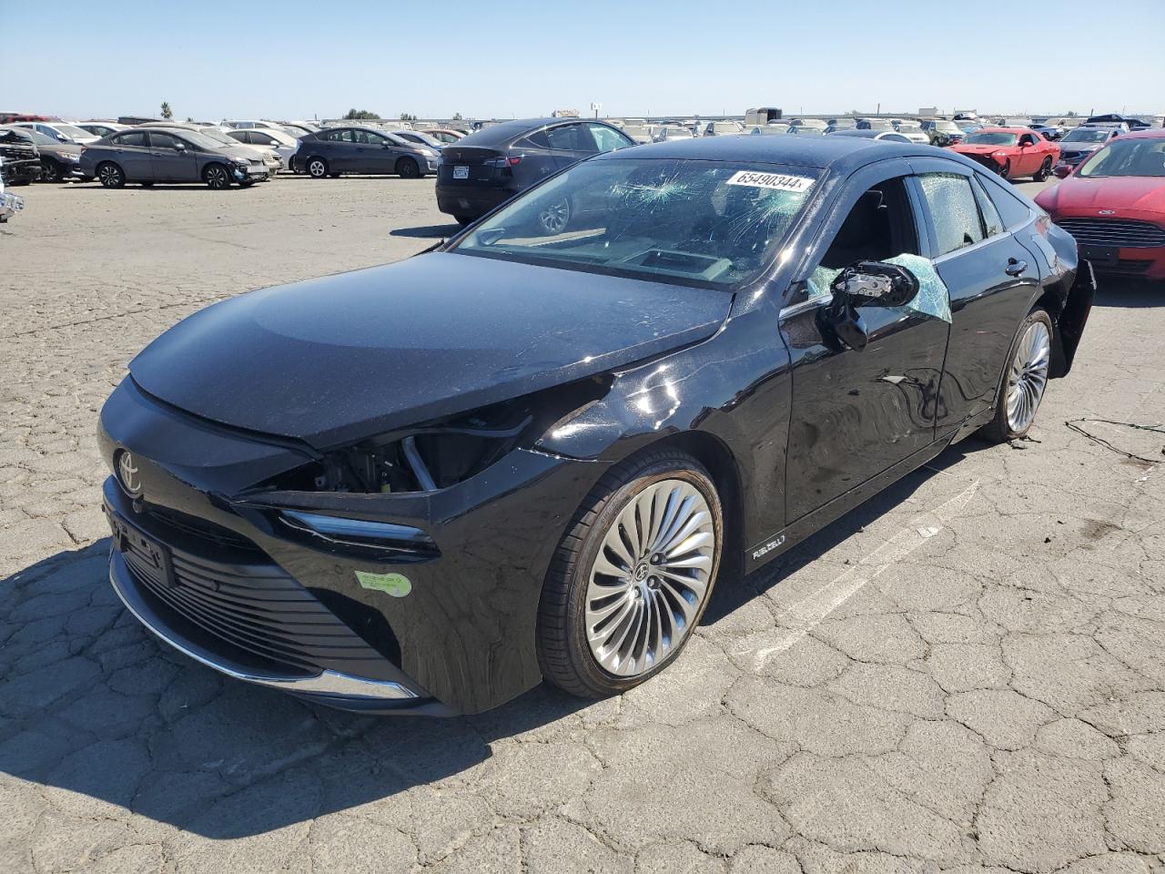 TOYOTA MIRAI XLE 2023 black  hydrogen fuel cell JTDAAAAA3PA008306 photo #1