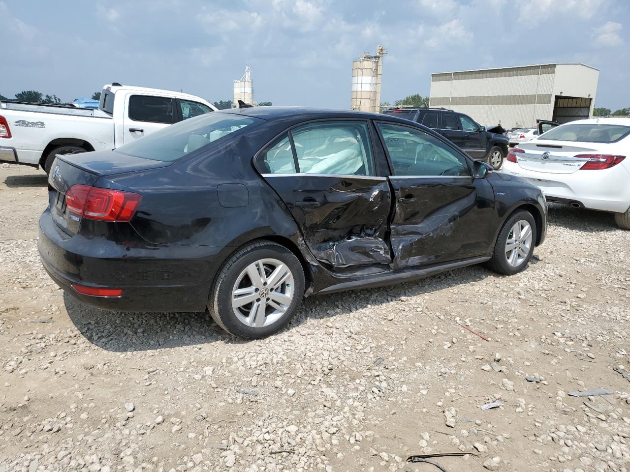 Lot #2751760137 2014 VOLKSWAGEN JETTA HYBR