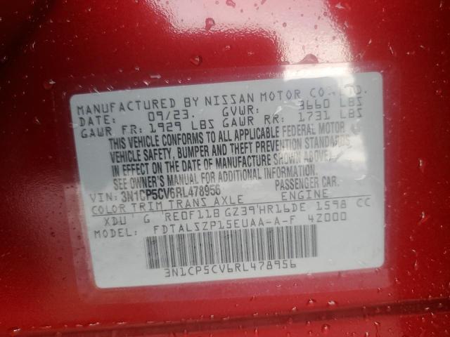2024 NISSAN KICKS SV - 3N1CP5CV6RL478956
