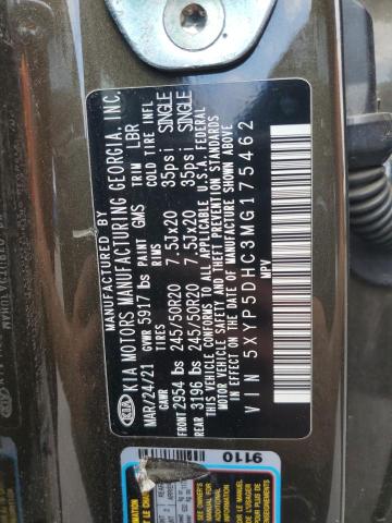 2021 KIA TELLURIDE - 5XYP5DHC3MG175462