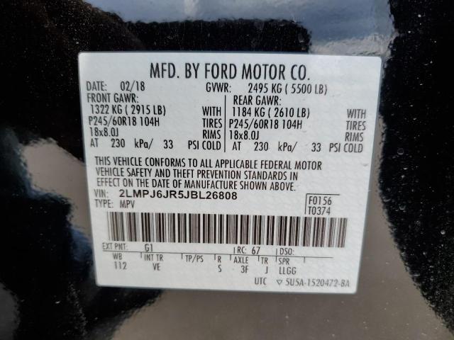 2018 LINCOLN MKX PREMIE - 2LMPJ6JR5JBL26808
