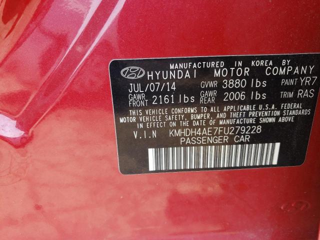 2015 HYUNDAI ELANTRA SE - KMHDH4AE7FU279228