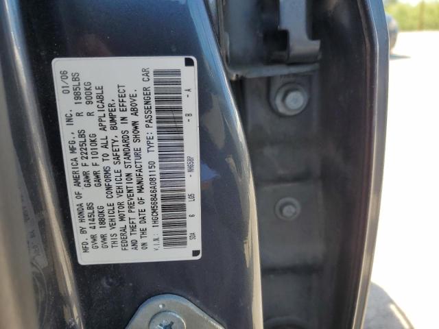 2006 Honda Accord Ex VIN: 1HGCM56846A081150 Lot: 61312284
