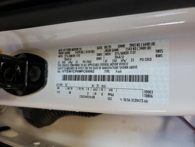 2021 FORD F150 SUPER - 1FTEW1CP8MFC69062