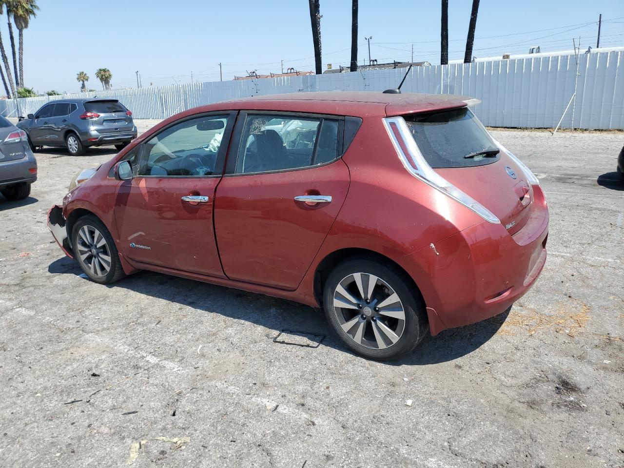 Lot #2852653854 2015 NISSAN LEAF S