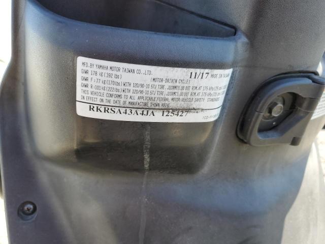 2018 YAMAHA YW50 F RKRSA43A4JA125427
