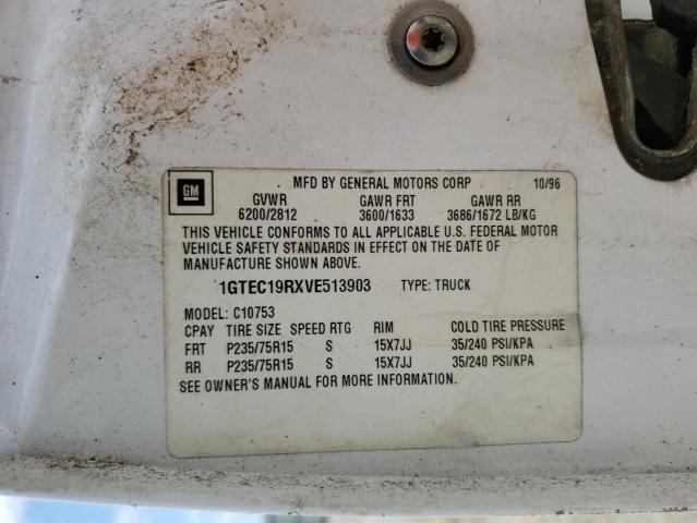 1997 GMC Sierra C1500 VIN: 1GTEC19RXVE513903 Lot: 62862984