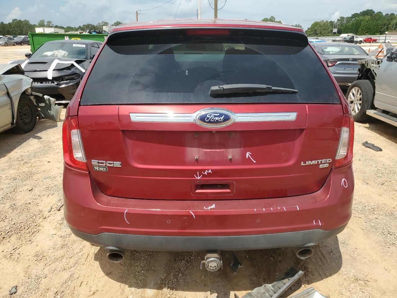 Lot #2819283228 2014 FORD EDGE LIMIT