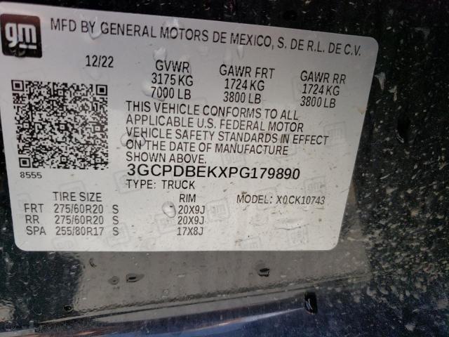 2023 CHEVROLET SILVERADO - 3GCPDBEKXPG179890