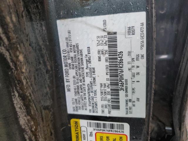 VIN 3FA6P0H76FR286426 2015 Ford Fusion, SE no.13