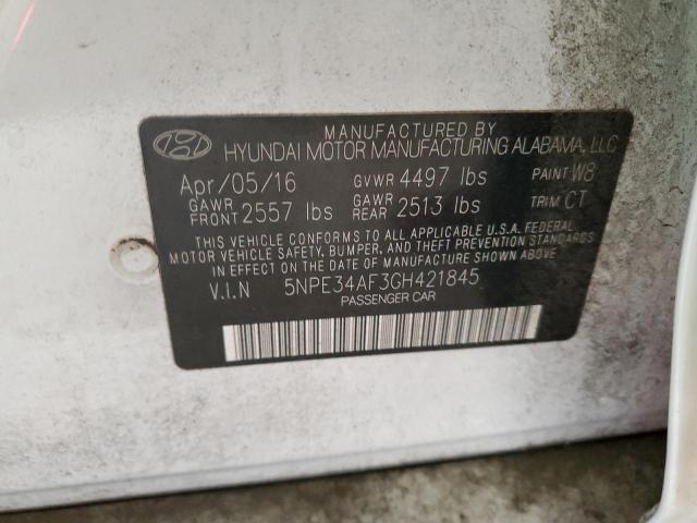 2016 HYUNDAI SONATA SPO - 5NPE34AF3GH421845