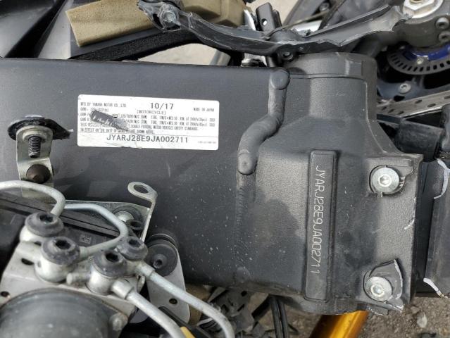 2018 YAMAHA YZFR6 JYARJ28E9JA002711