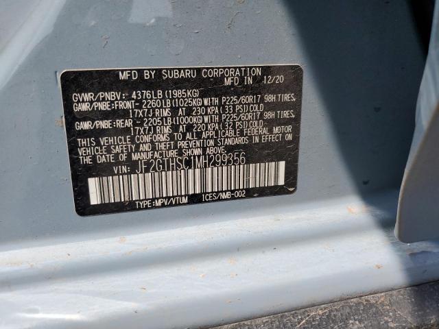 2021 SUBARU CROSSTREK - JF2GTHSC1MH299356