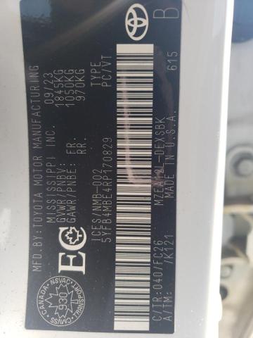 2024 TOYOTA COROLLA SE - 5YFB4MBE4RP170829