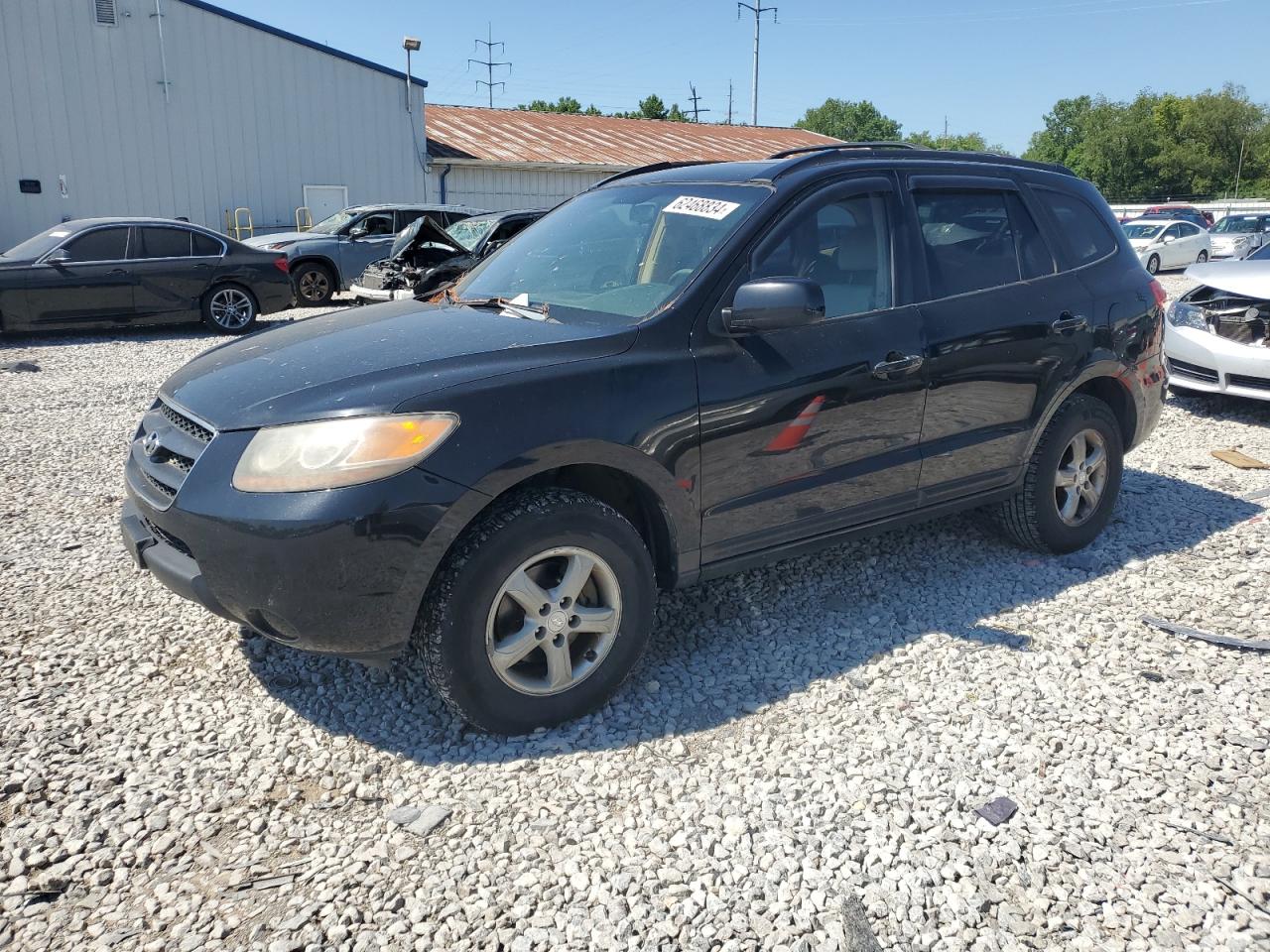 KM8SG73D37U143342 2007 Hyundai Santa Fe Gls