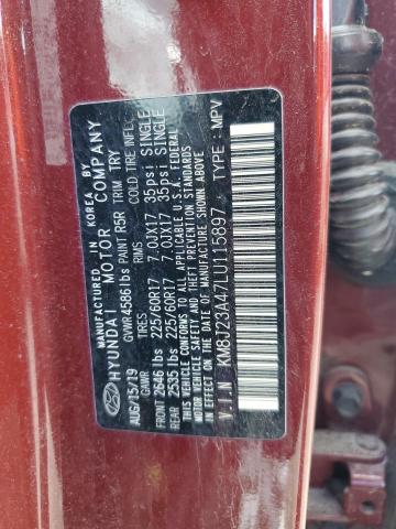 2020 HYUNDAI TUCSON SE - KM8J23A47LU115897
