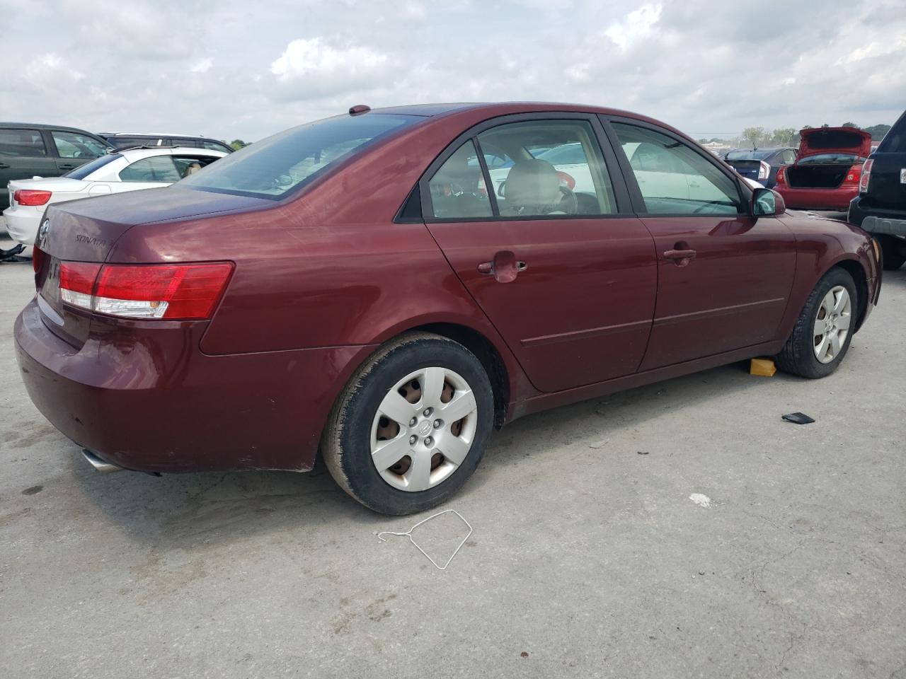 Lot #2776528130 2008 HYUNDAI SONATA GLS