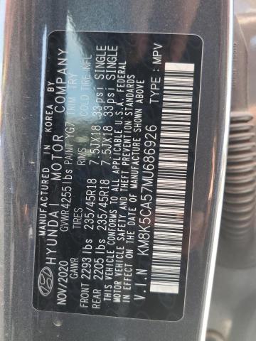2021 HYUNDAI KONA KM8K5CA57MU686926