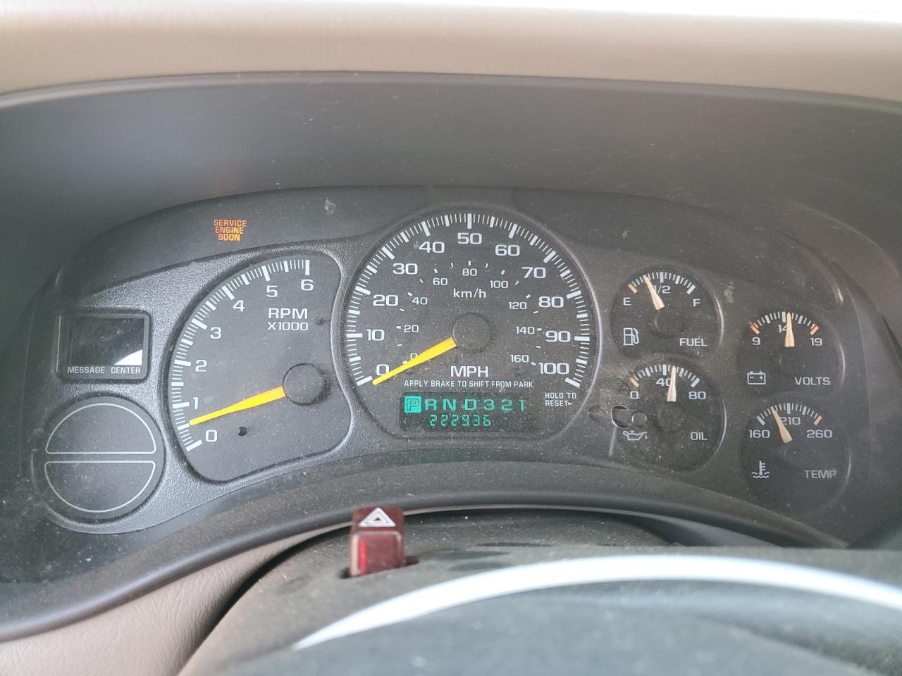 1GNEK13T21J126875 2001 Chevrolet Tahoe K1500