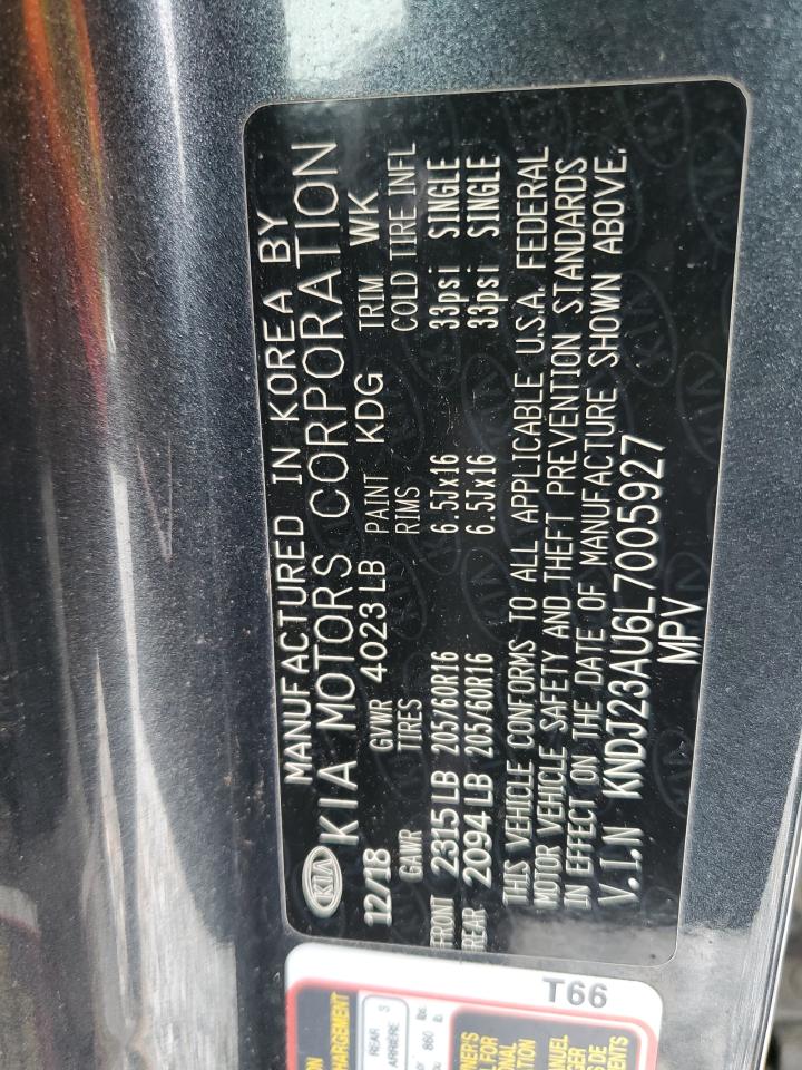 KNDJ23AU6L7005927 2020 Kia Soul Lx