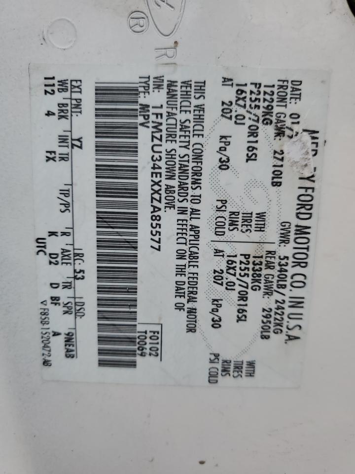 1FMZU34EXXZA85577 1999 Ford Explorer