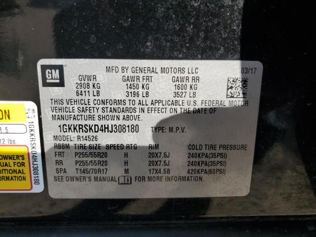 2017 GMC ACADIA LIM - 1GKKRSKD4HJ308180