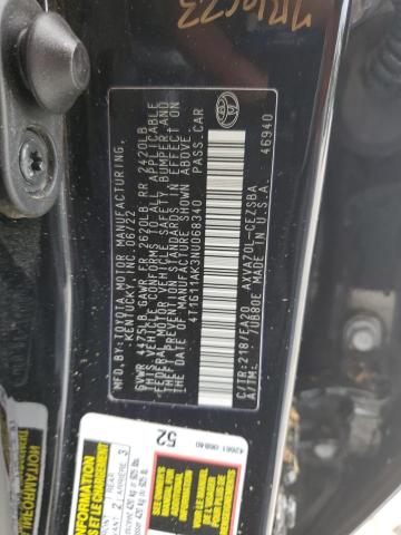 VIN 4T1G11AK3NU068340 2022 Toyota Camry, SE no.12