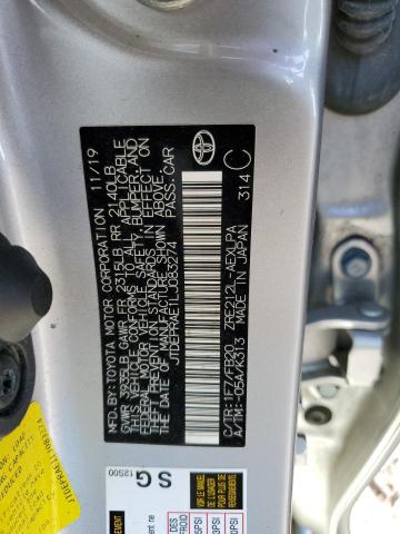 2020 TOYOTA COROLLA LE - JTDEPRAE1LJ083274