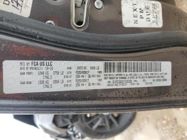 2017 DODGE JOURNEY SX - 3C4PDCBG2HT536395