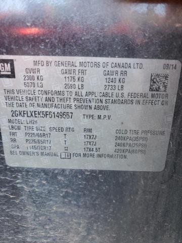 2015 GMC TERRAIN SL - 2GKFLXEK5F6149657
