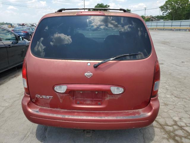 2001 Nissan Quest Gxe VIN: 4N2ZN15T51D825475 Lot: 58343534