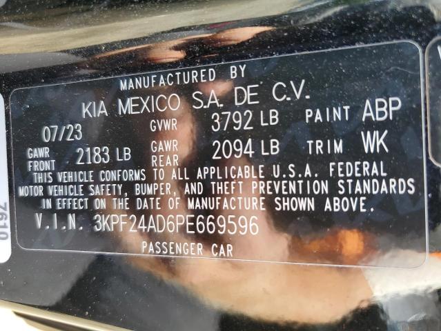 VIN 3KPF24AD6PE669596 2023 KIA FORTE no.12