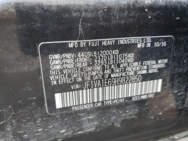 2017 SUBARU WRX PREMIU - JF1VA1E69H9822850