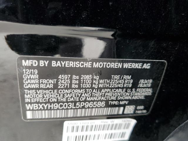 VIN WBXYH9C03L5P96586 2020 BMW X2, Sdrive28I no.13