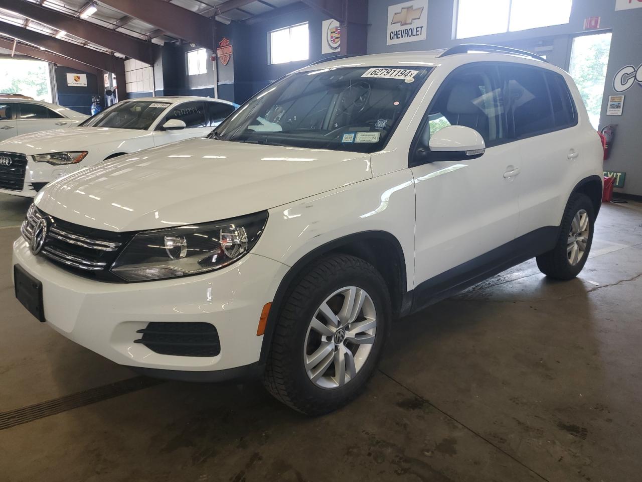 2017 Volkswagen Tiguan S vin: WVGBV7AX1HK005931