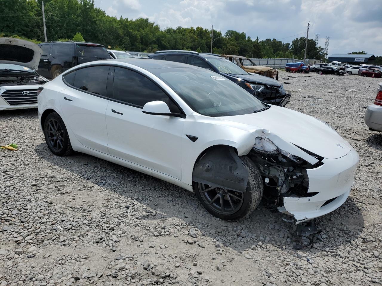 Lot #2786780510 2021 TESLA MODEL 3