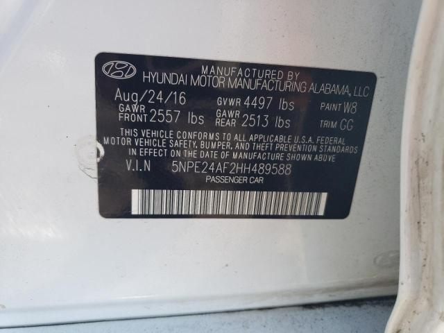2017 HYUNDAI SONATA SE - 5NPE24AF2HH489588
