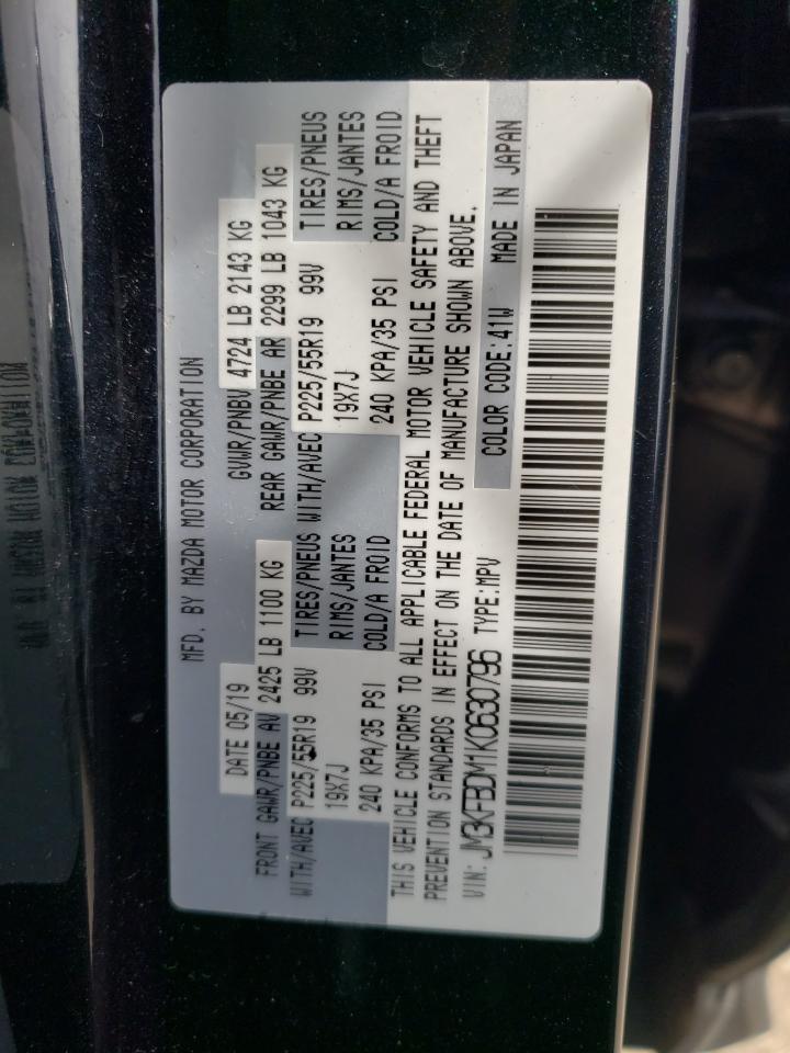 JM3KFBDM1K0630796 2019 Mazda Cx-5 Grand Touring