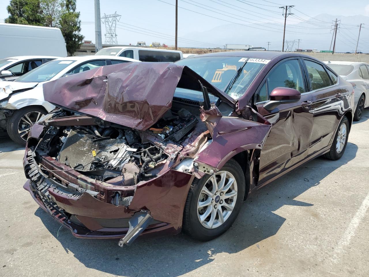 2017 Ford Fusion S vin: 3FA6P0G79HR293715