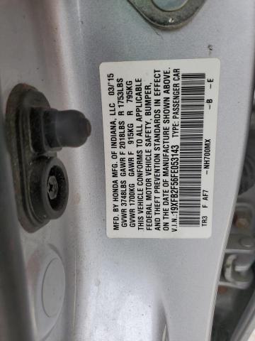 VIN 19XFB2F56FE053143 2015 Honda Civic, LX no.12