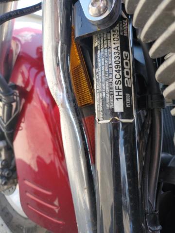 2003 HONDA VTX1800 R - 1HFSC49033A103511