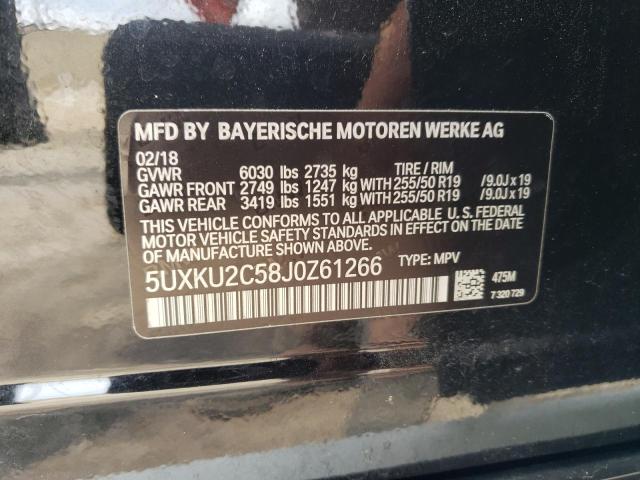 VIN 5UXKU2C58J0Z61266 2018 BMW X6, Xdrive35I no.13