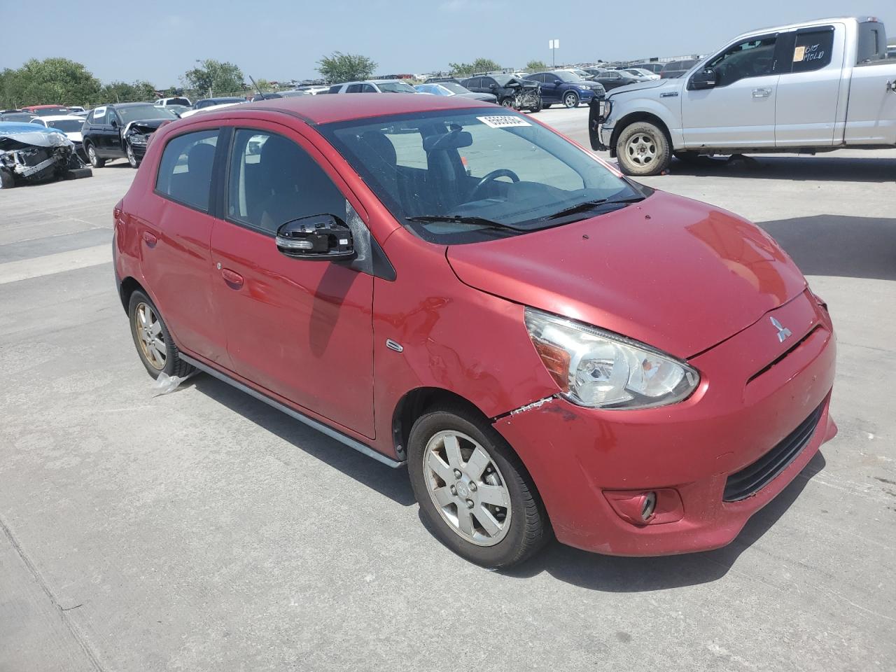 Lot #2894745831 2015 MITSUBISHI MIRAGE ES