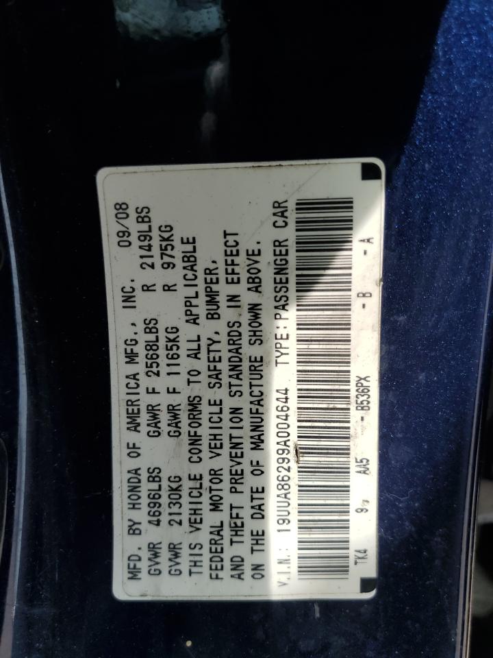 19UUA86299A004644 2009 Acura Tl