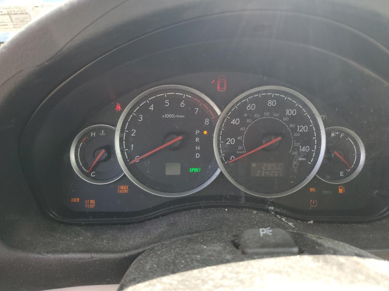 4S4BL62C677202140 2007 Subaru Legacy Outback 2.5I Limited