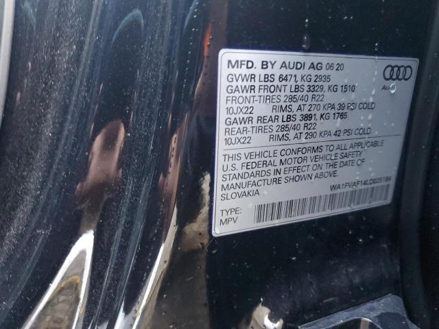 2020 AUDI Q8 PRESTIG WA1FVAF14LD025184